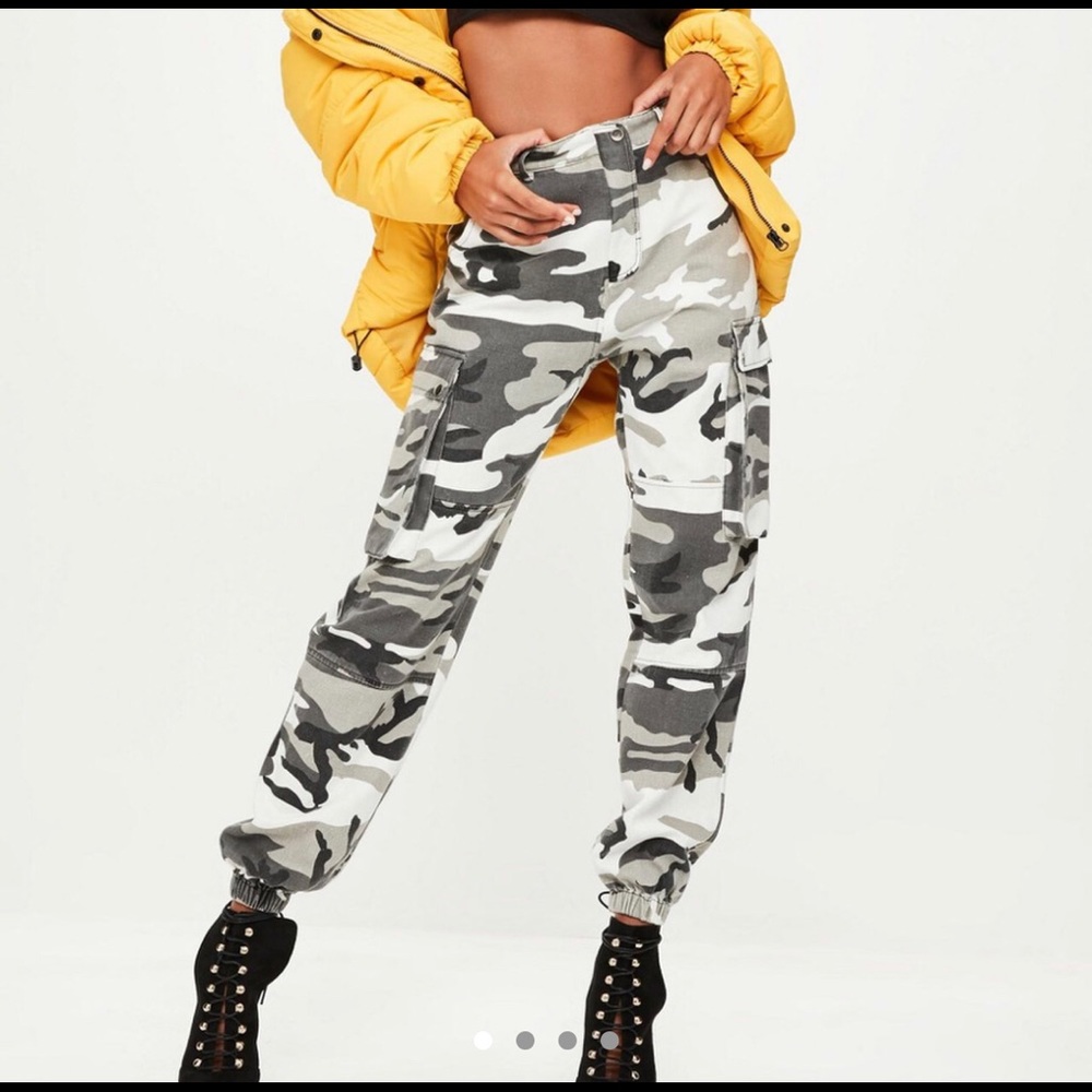 Camouflage cargo pants